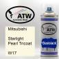 Preview: Mitsubishi, Starlight Pearl Tricoat, W17: 400ml Sprühdose, von ATW Autoteile West.
